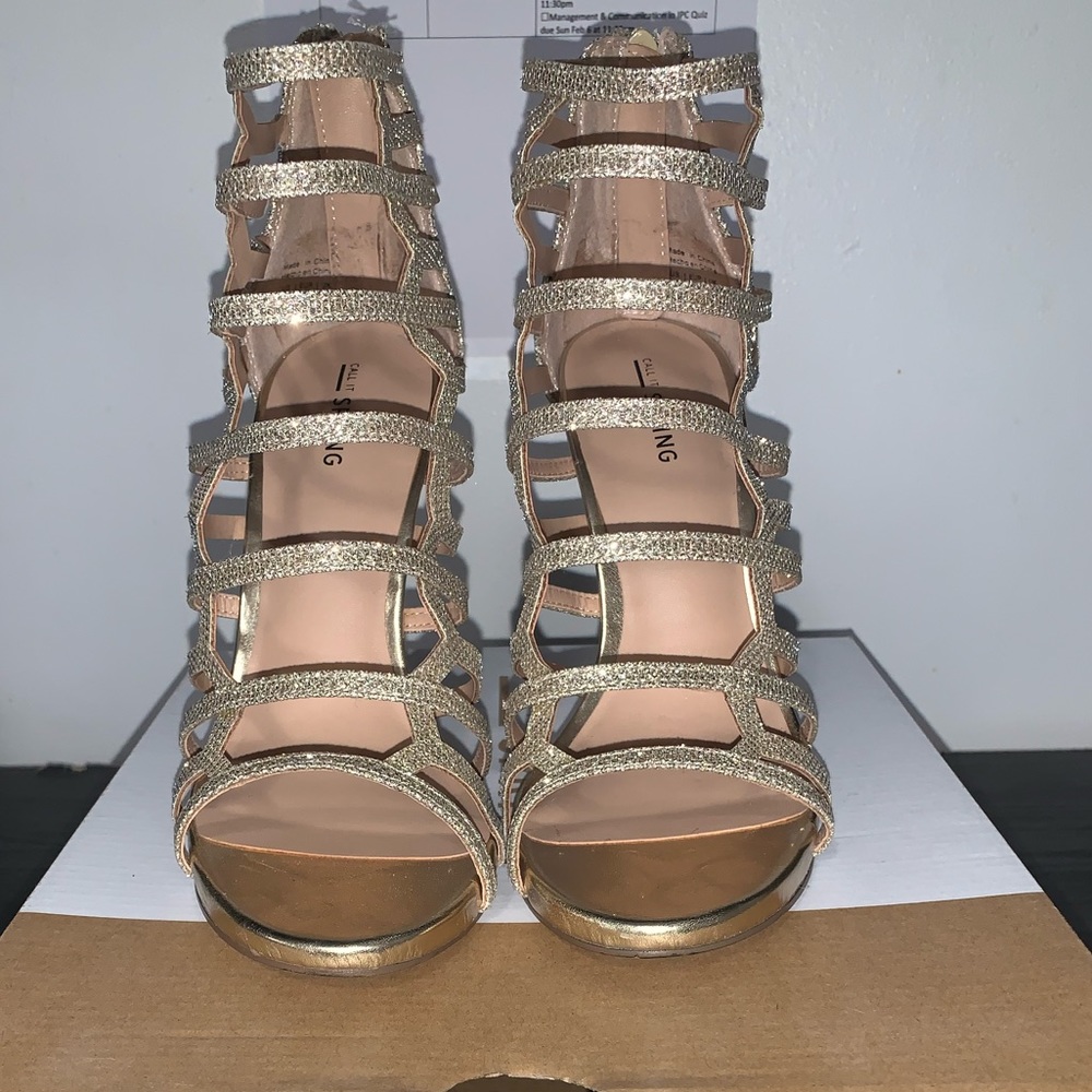 Call It Spring Astausien Heeled Sandals